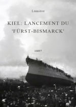 Kiel: lancement du Fürst-Bismarck