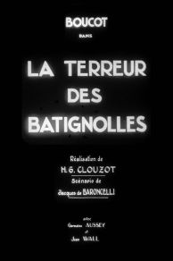 The Terror of Batignolles (1931)