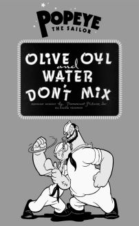 Olive Oyl and Water Dont Mix