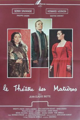 Le théâtre des matières